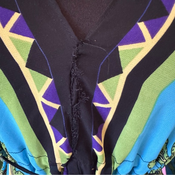 Sheer boho tunic dress by Rubber Ducky. SZ S - Picture 6 of 9